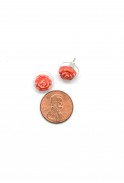 Tiny Roses Ceramic Studs
